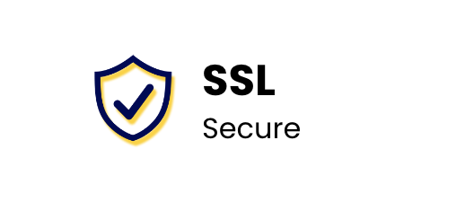 SSL Secure with shield icon